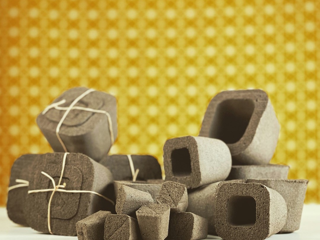 Compressed wood briquettes fuel for stoves